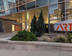 Entrance at The Art Hotel Denver.