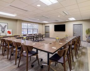 Professional meeting room at Sonesta ES Suites San Antonio Downtown Alamo Plaza.