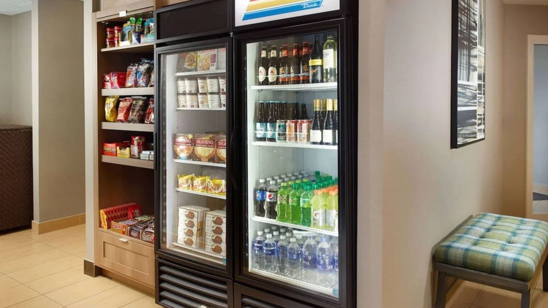 Snack bar at Sonesta ES Suites Raleigh Cary.