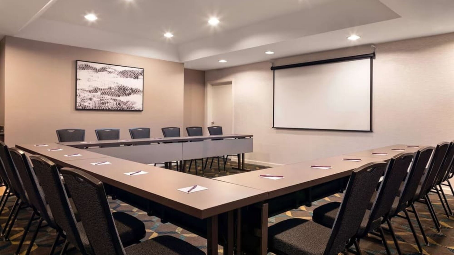 Professional meeting room at Sonesta ES Suites Tempe.