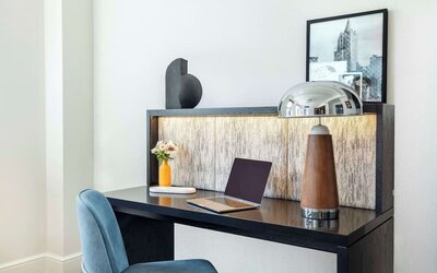 Day room's work desk at The Benjamin Royal Sonesta New York.
