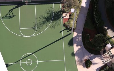 Basketball court at Hilton Orlando.