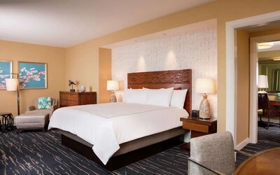 Spacious day use room at Hilton Orlando.