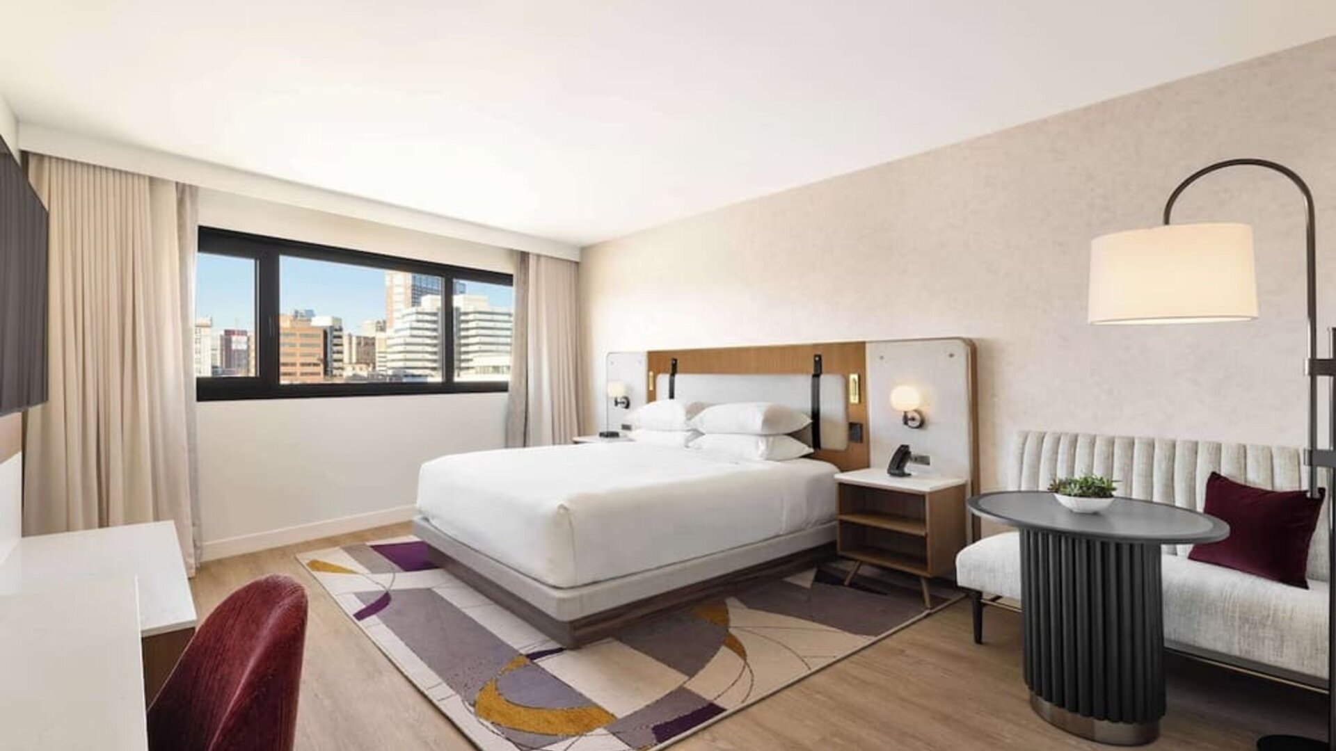 King suite at Hyatt Regency New Brunswick.