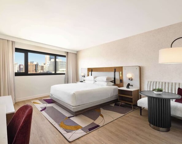 King suite at Hyatt Regency New Brunswick.