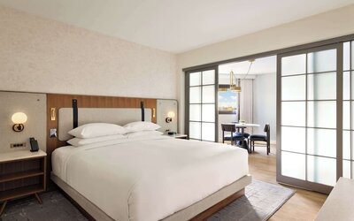 King room at Hyatt Regency New Brunswick.