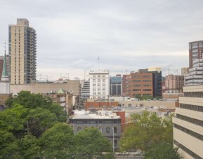 City views at Hyatt Regency New Brunswick.
