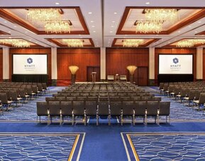 Conference room at Hyatt Regency New Brunswick.