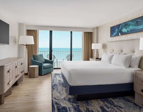 Bright day use room with balcony at DoubleTree Beach Resort By Hilton Tampa Bay - North Redington.