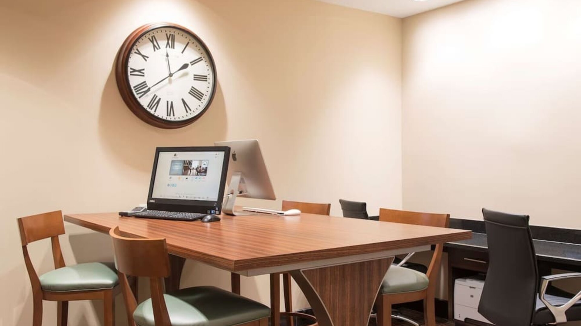 Business center available at DoubleTree By Hilton Grand Rapids Airport.
