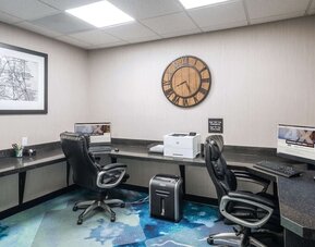 Business center available at Hampton Inn & Suites Amelia Island-Historic Harbor Front.