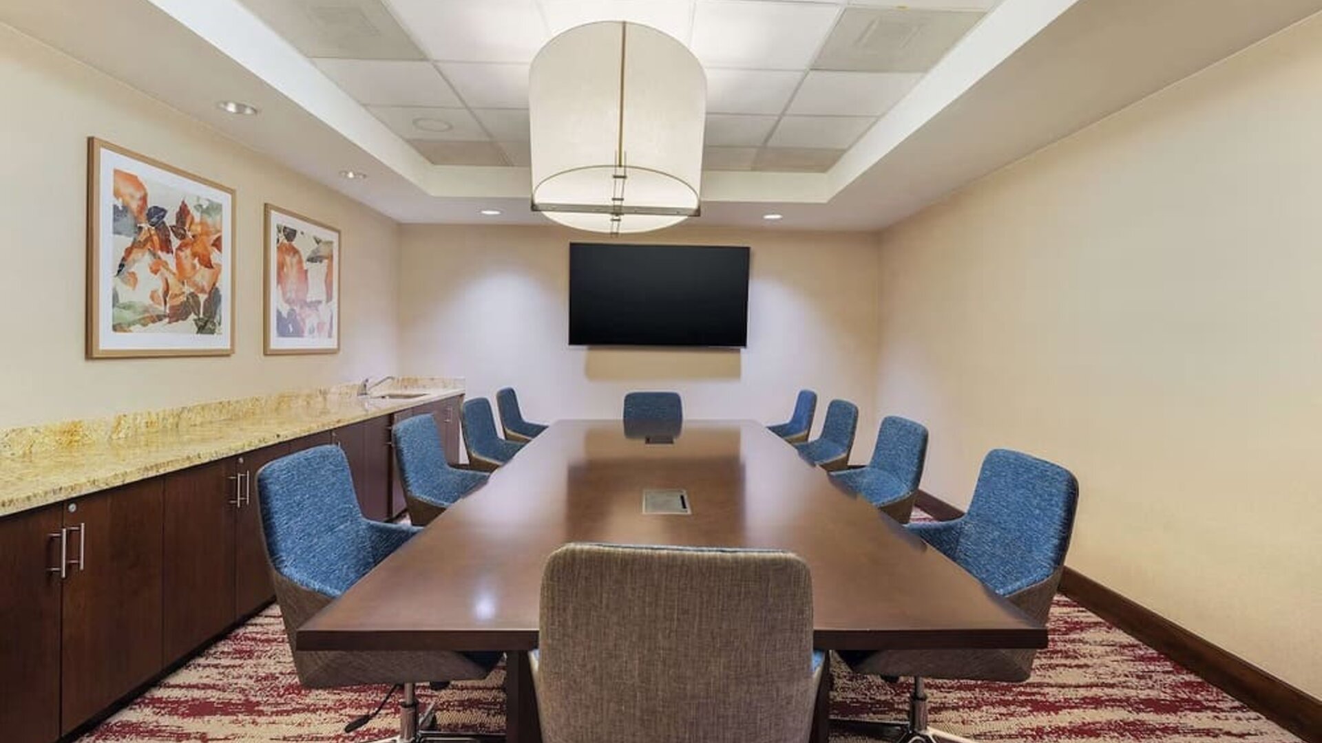 Meeting room at Hilton Garden Inn Washington DC/Georgetown Area.