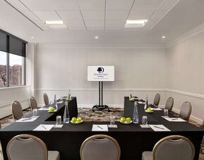 Bright and spacious meeting room at DoubleTree By Hilton Canton Downtown.