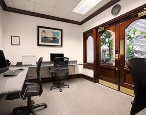Business center available at Embassy Suites By Hilton San Francisco Airport Waterfront.