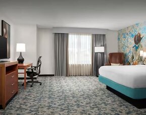 Spacious day use room with work desk at Hilton Garden Inn Fort Worth Medical Center.
