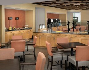 Breakfast area at Embassy Suites By Hilton Birmingham.