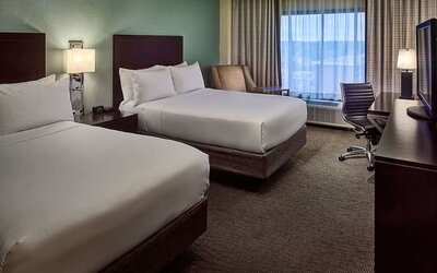 Day use twin room at Sonesta Atlanta Airport North.
