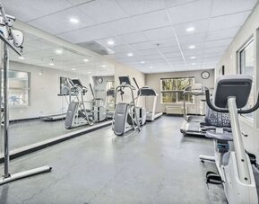 Well equipped fitness center at Country Inn & Suites By Radisson, Chicago O'Hare South.