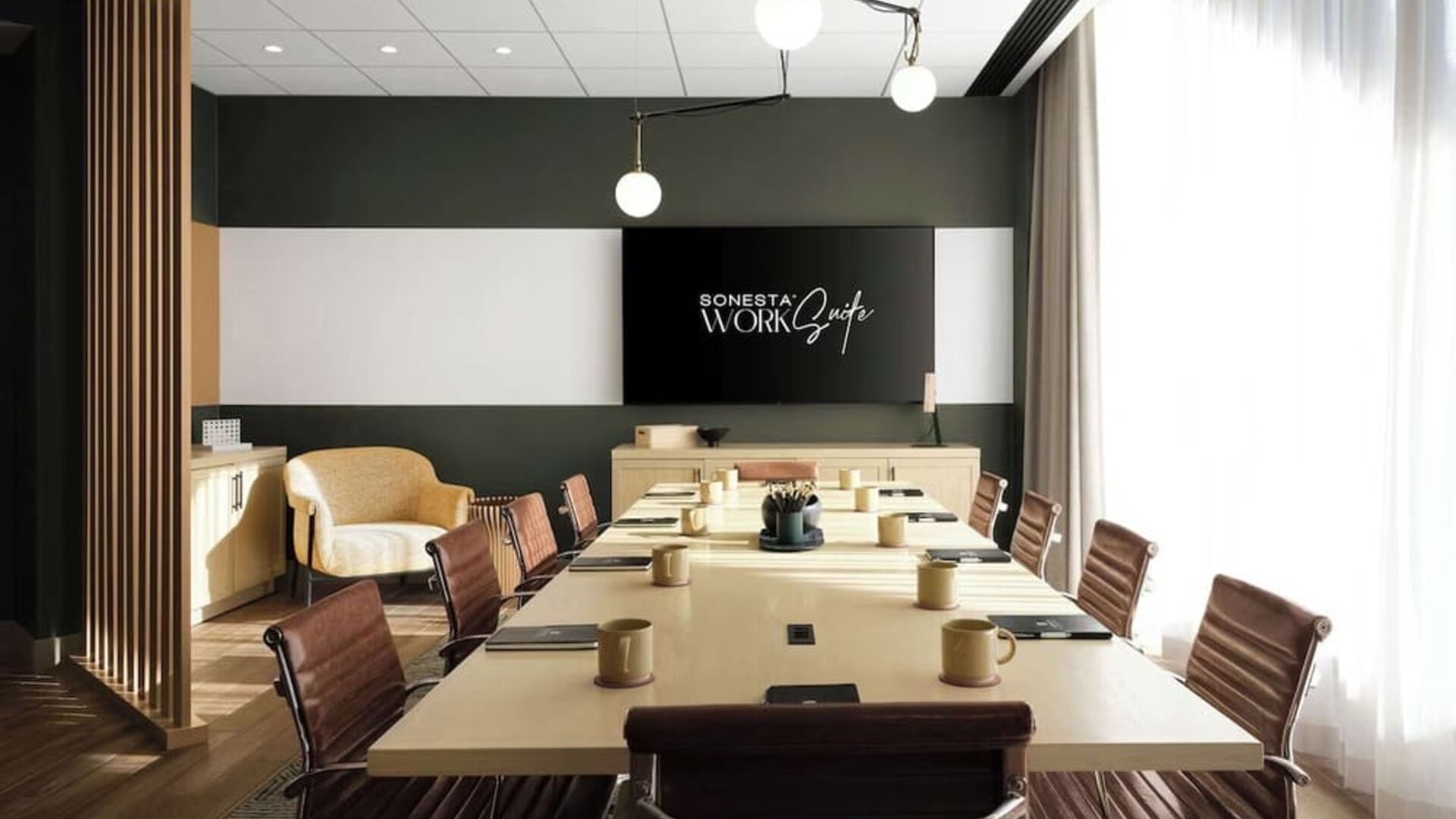 Professional meeting room at Sonesta Los Angeles Airport LAX.