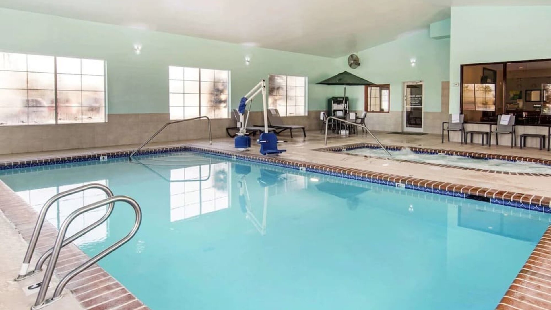 Indoor pool at Quality Inn & Suites Liberty Lake - Spokane Valley.