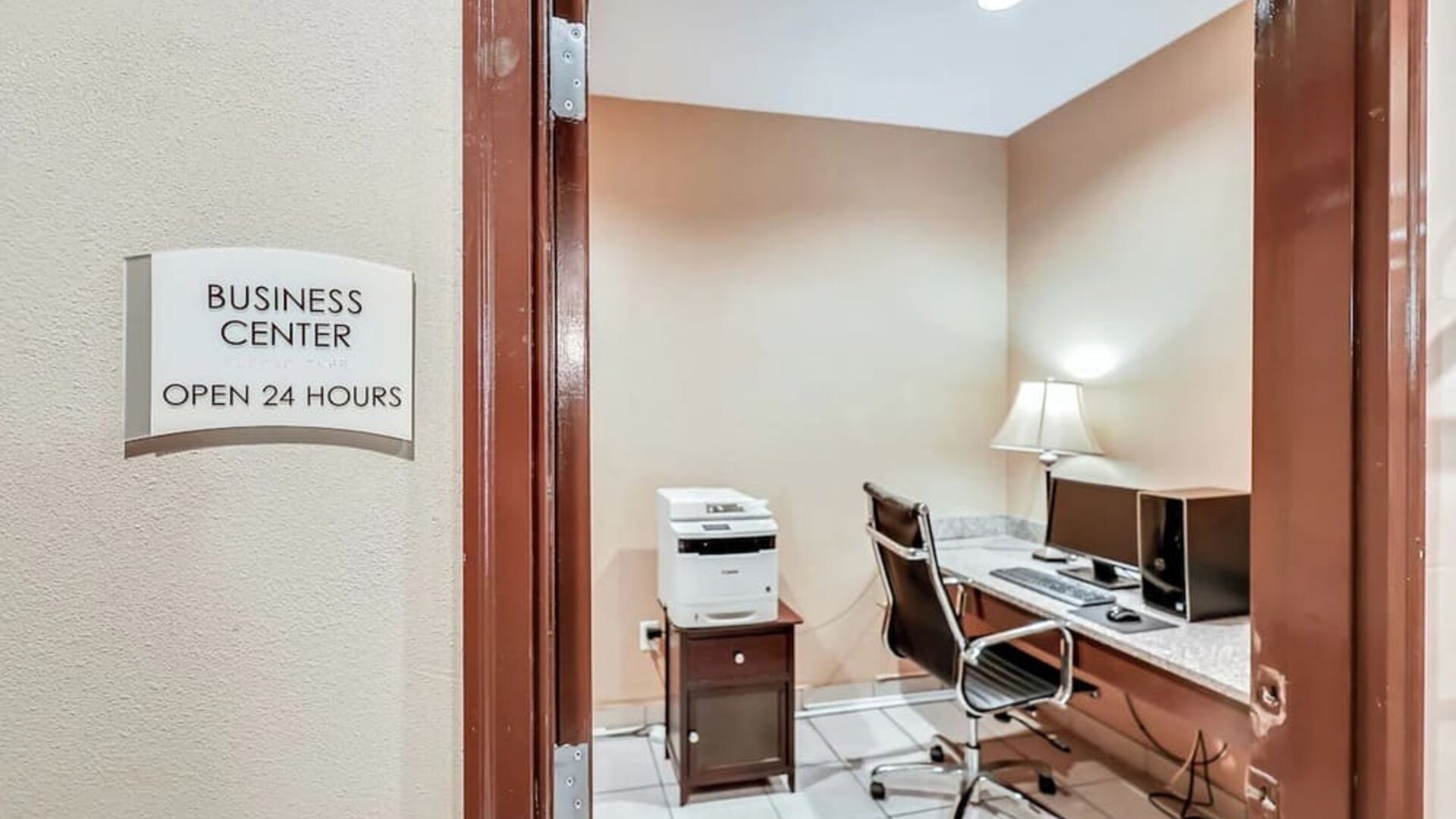 Business center at Quality Inn & Suites Liberty Lake - Spokane Valley.