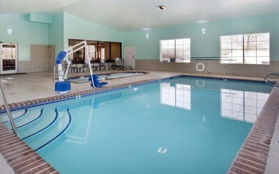 Indoor pool at Quality Inn & Suites Liberty Lake - Spokane Valley.