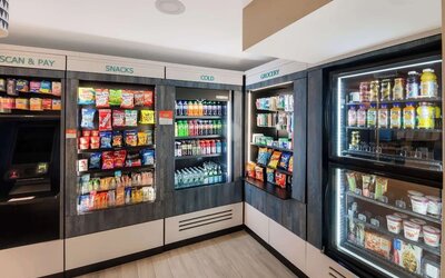 Convenience store at Sonesta ES Suites Andover Boston.