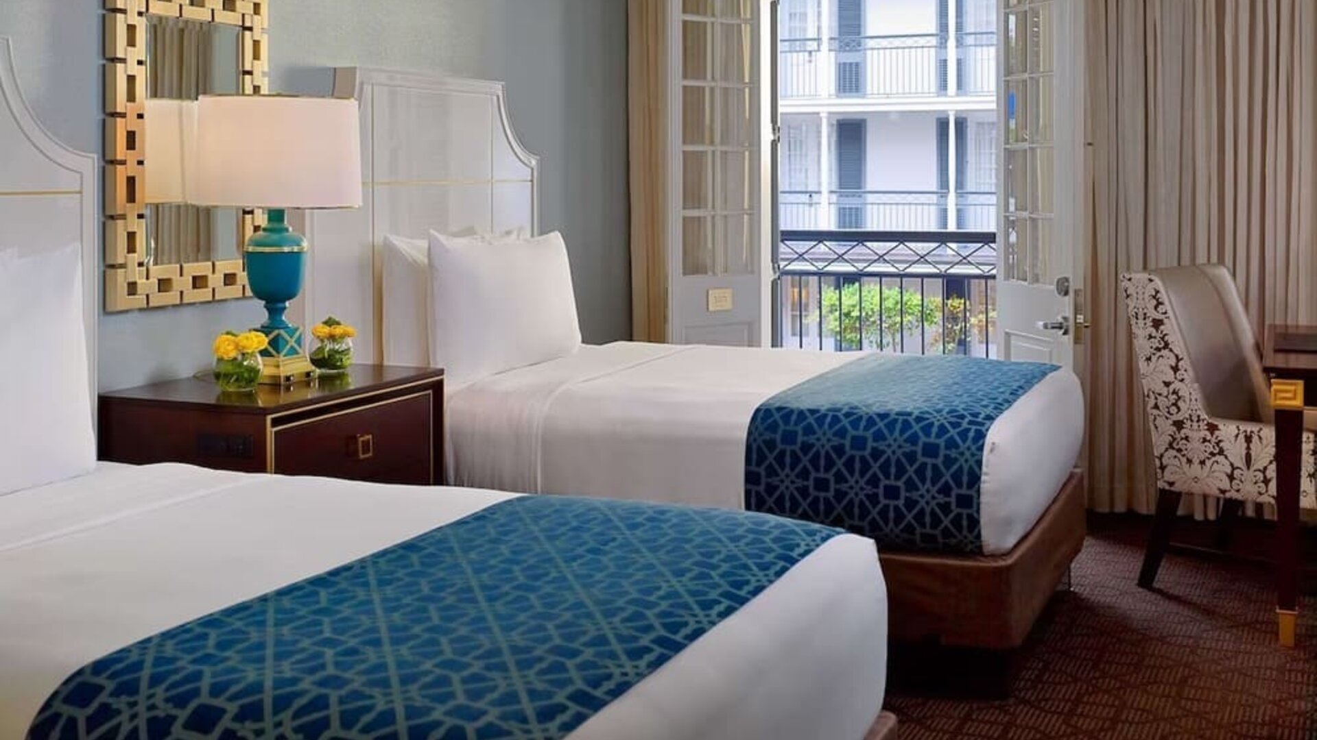 Day use twin room at Royal Sonesta New Orleans.