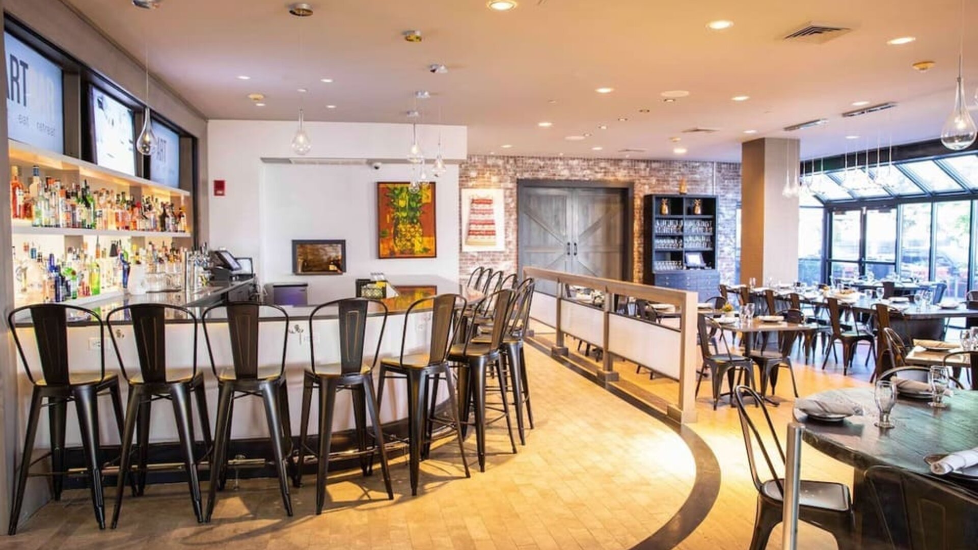 On-site bar at Royal Sonesta Boston.