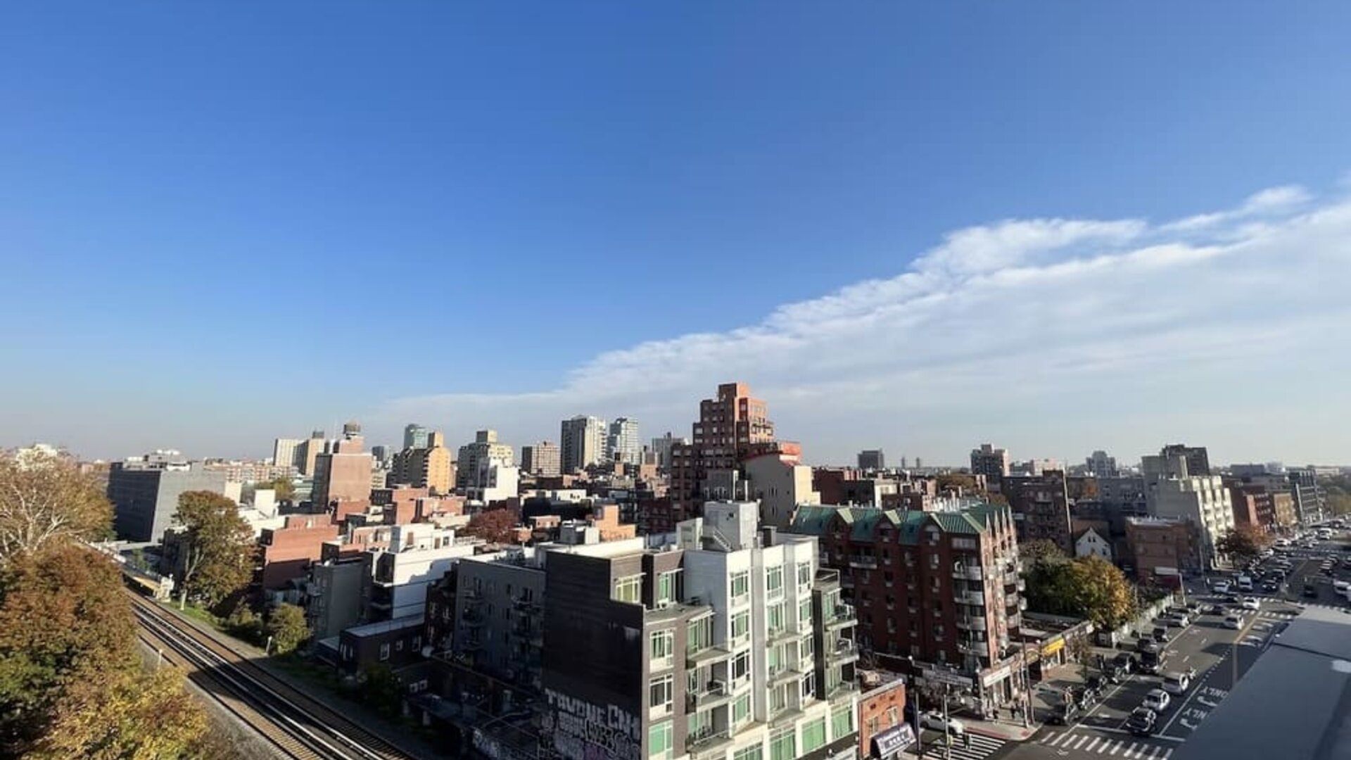 View from room at Starlight Hotel.