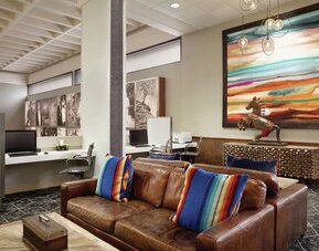 Business center available at DoubleTree By Hilton Albuquerque.