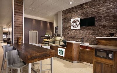 Coffee shop at DoubleTree By Hilton Albuquerque.