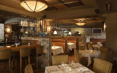 Hotel bar and lounge area at The Stephen F Austin Royal Sonesta Hotel.