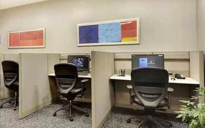 Business center available at New York Hilton Midtown.