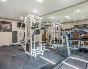 Fitness center at The Leo Collection, An Ascend Collection Hotel.