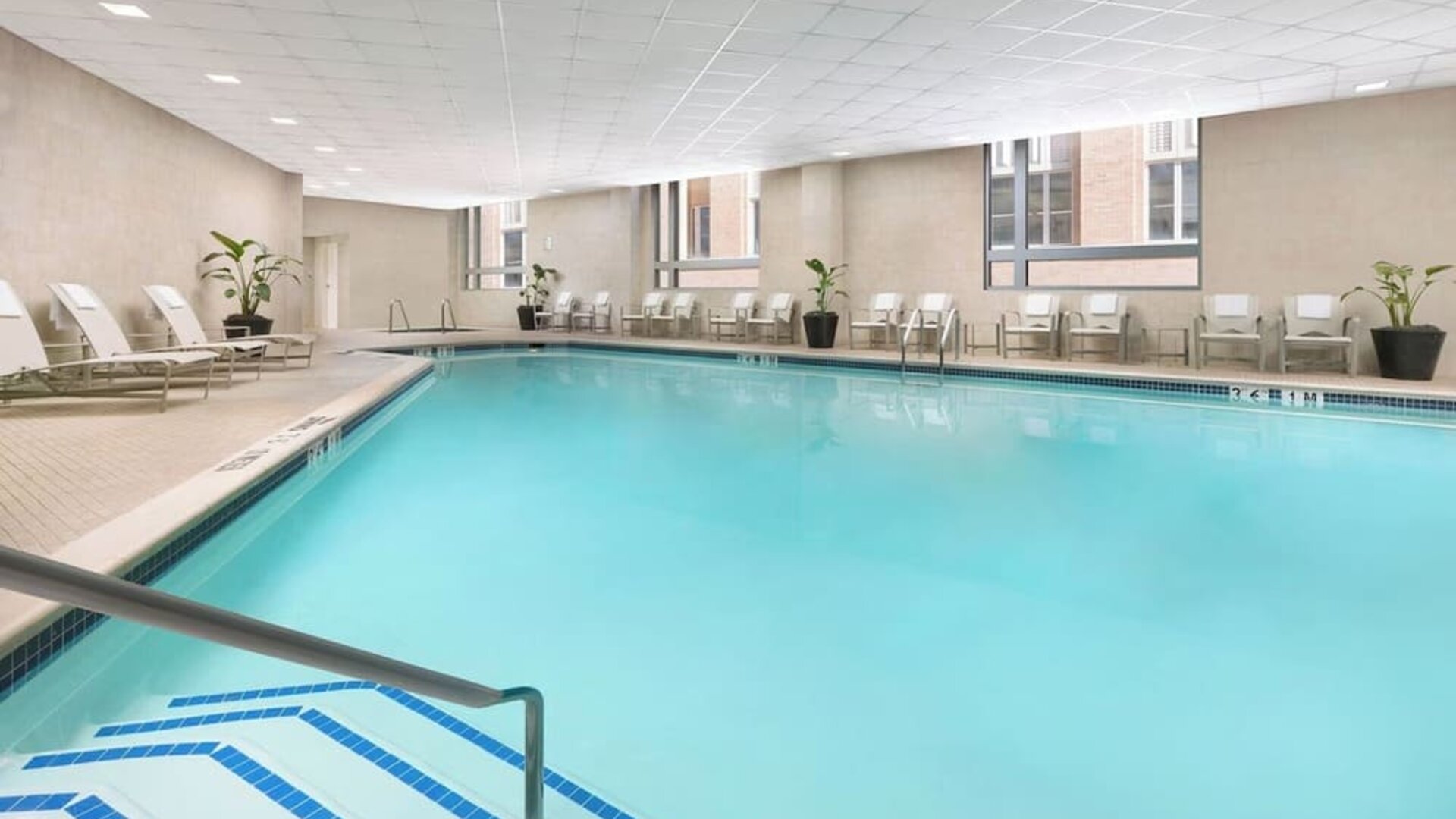 Refreshing indoor pool at The Westin Arlington Gateway.