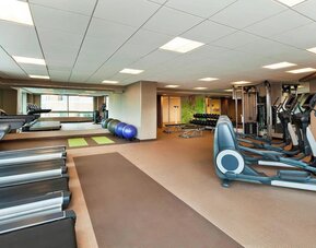 Fitness center at The Westin Arlington Gateway.