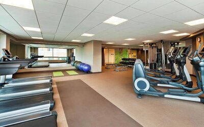 Fitness center at The Westin Arlington Gateway.