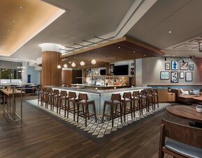 Hotel bar at The Westin Arlington Gateway.