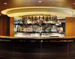 Hotel bar at Hilton London Syon Park.