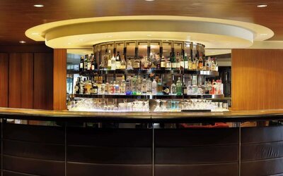 Hotel bar at Hilton London Syon Park.