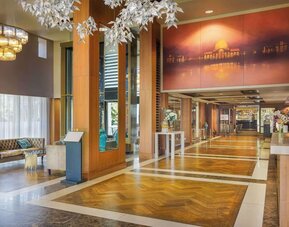 Reception hall at Hilton London Syon Park.