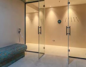 Showers and spa at Terradamari Resort & Spa Marina Di Modica.