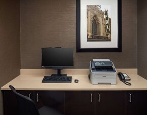 Business center available at Embassy Suites By Hilton St. Louis Downtown.