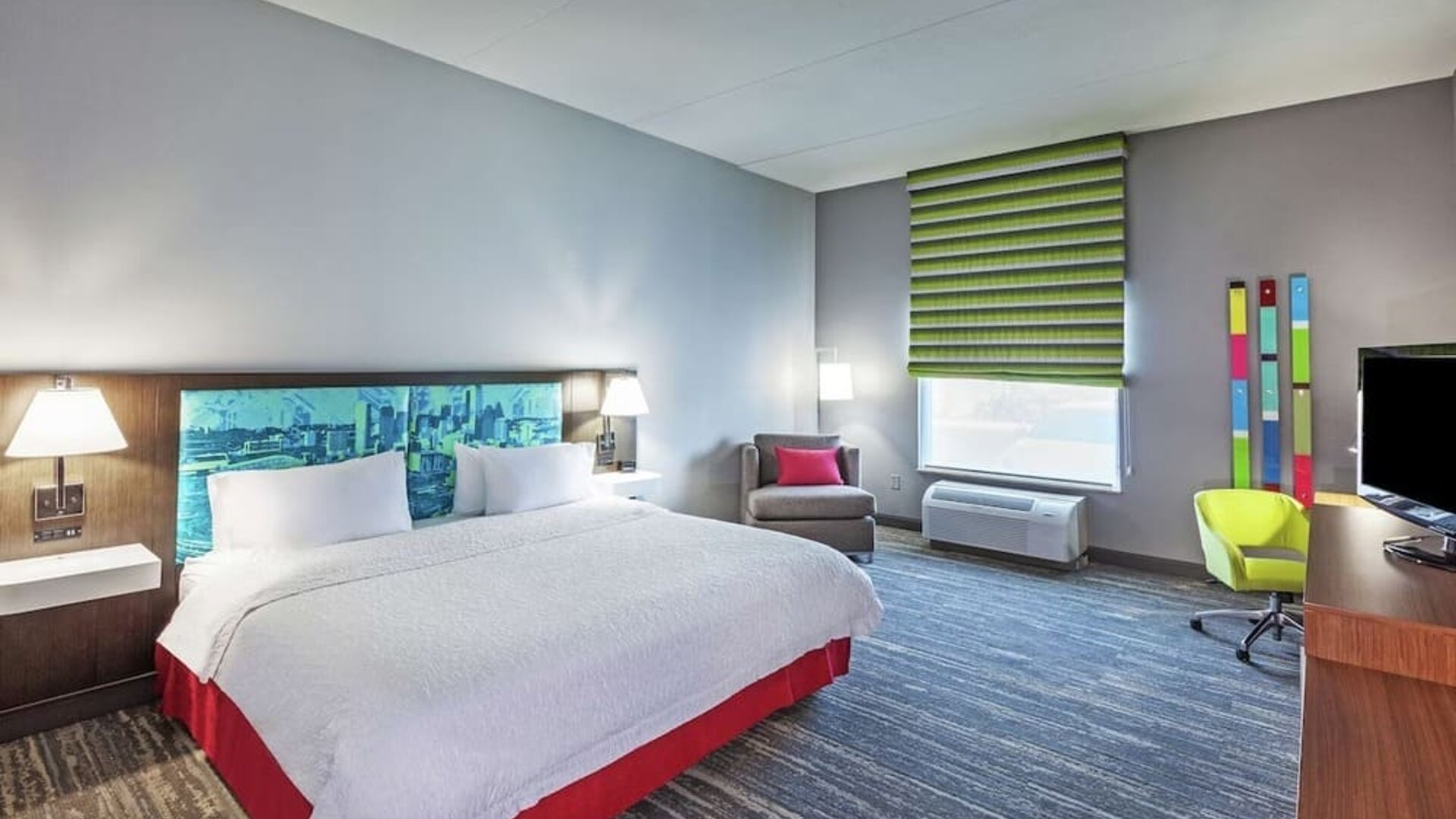 Day use room at Hampton Inn & Suites Houston-Bush Intercontinental Aprt.