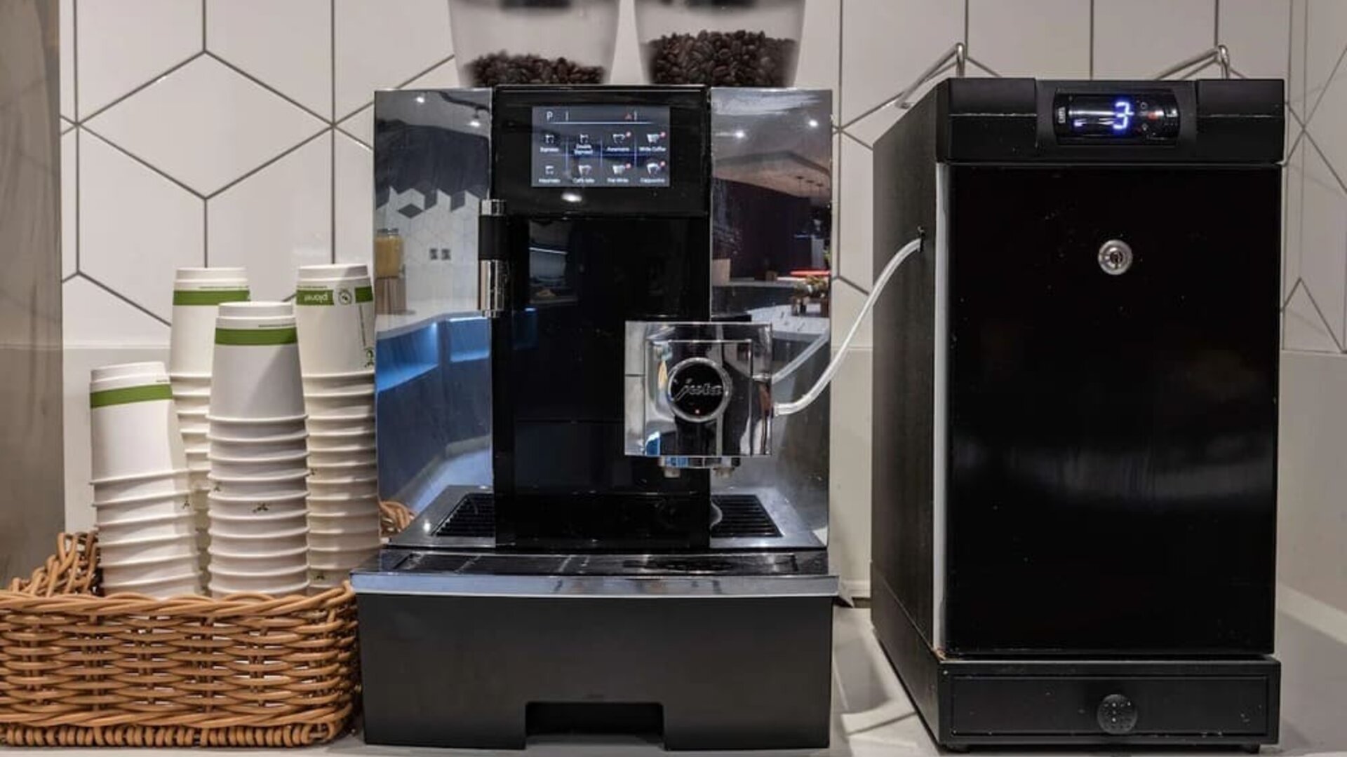 Coffee station at DoubleTree By Hilton London Elstree.