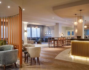 Lobby and lounge at DoubleTree By Hilton London Elstree.