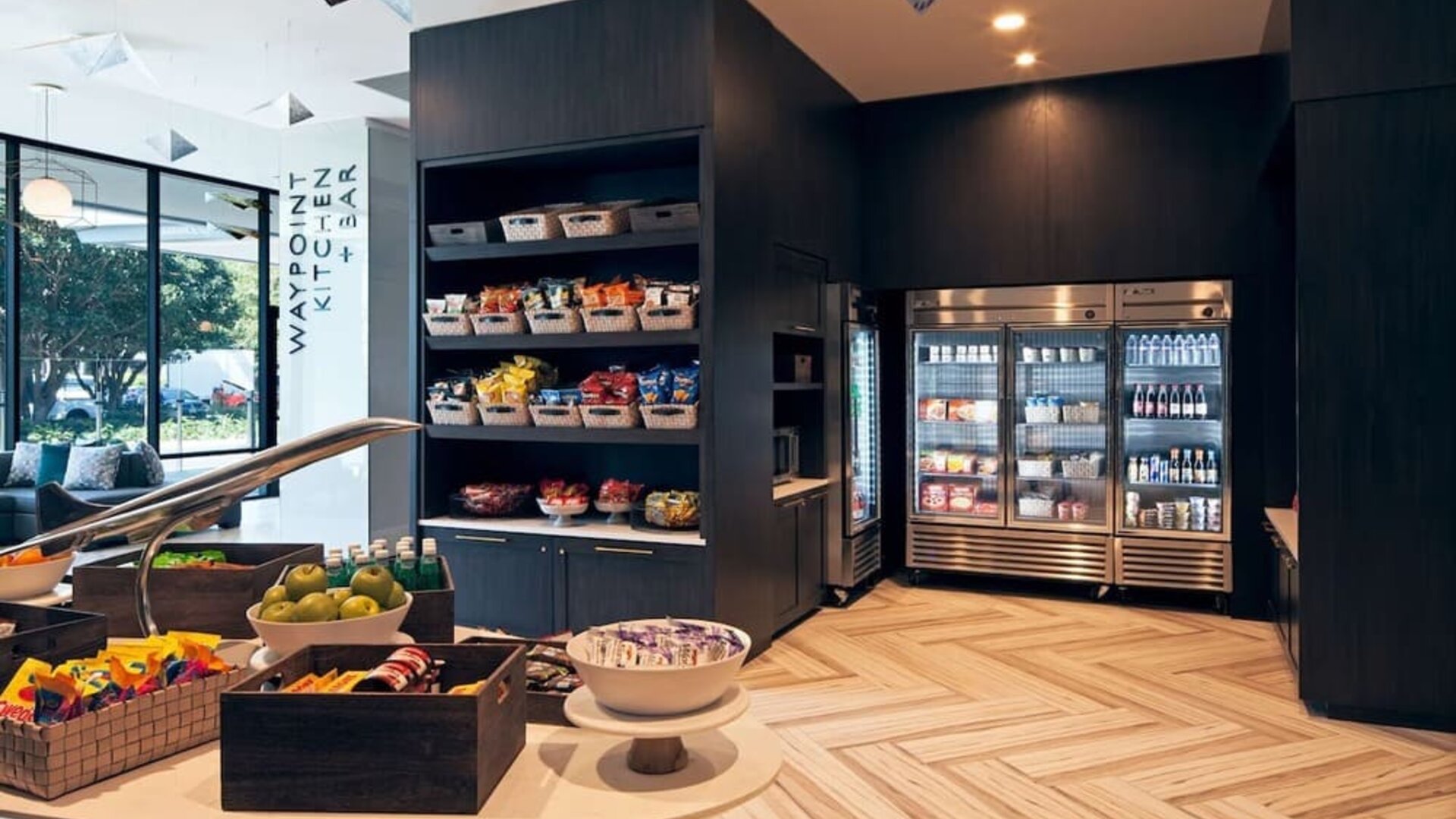 Snack bar at Homewood Suites By Hilton Los Angeles International Airport.