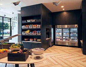 Snack bar at Homewood Suites By Hilton Los Angeles International Airport.