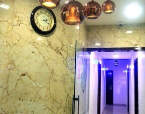 Hotel reception at THE BEST HOTEL MUMBAI.